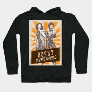 Vintage Aesthetic Donny And Marie Osmond Hoodie